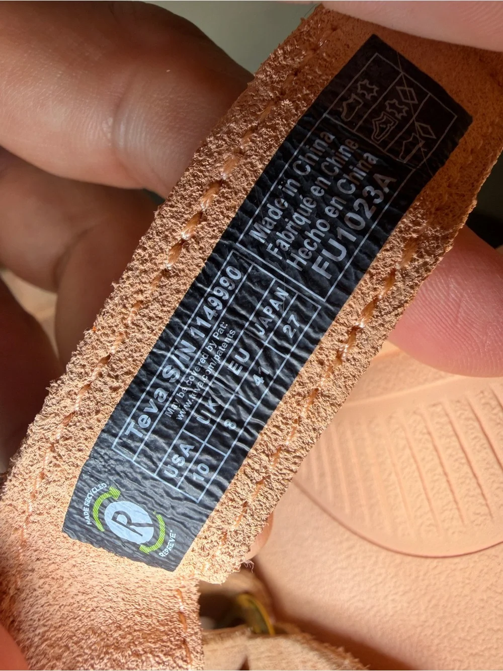 Teva these sandals